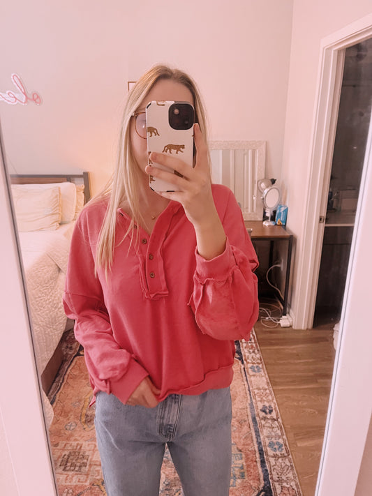 Daisy Pink Pullover