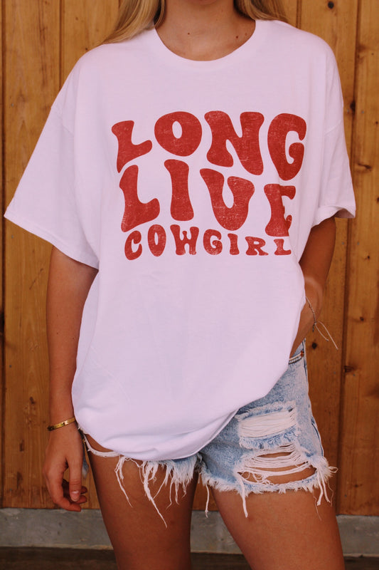 Long Live Cowgirls Oversized Tee